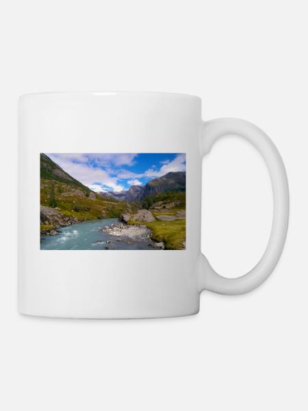 Wilde Natur Norwegens - Tasse - Weiß