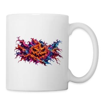 Kürbisnebel – Kosmisches Halloween - Tasse - Weiß - Rechts
