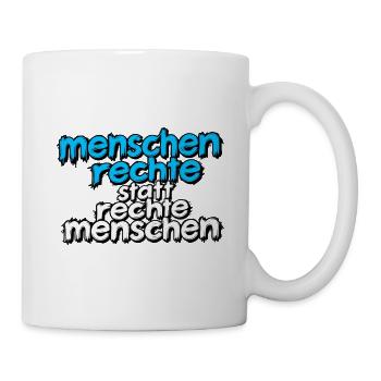 Gleichberechtigung statt Ausgrenzung - Tasse - Weiß - Rechts