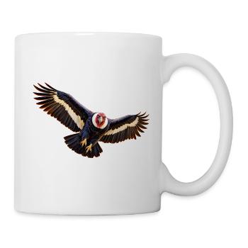 Condor im Flug - Tasse - Weiß - Rechts