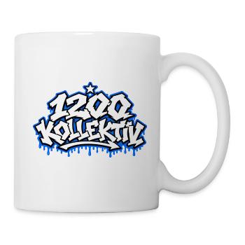 1200 Kollektion Graffiti Label - Tasse - Weiß - Rechts