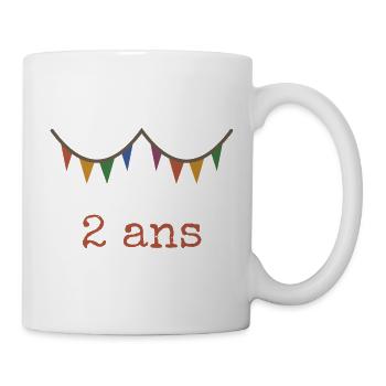 2. 2 JAHRE - Tasse - Weiß - Rechts