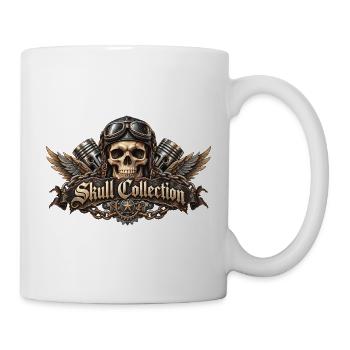 Skull biker biker wings Skull Collection - Tasse - Weiß - Rechts