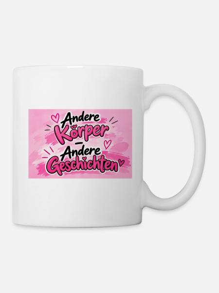 Andere Körper, Andere Geschichten - Tasse - Weiß