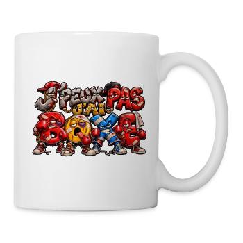 Ich kann nicht, ich boxte – Boxerhumor - Tasse - Weiß - Rechts
