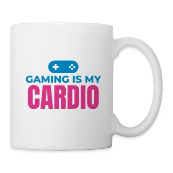 Gaming ist mein Cardio - Tasse - Weiß - Rechts