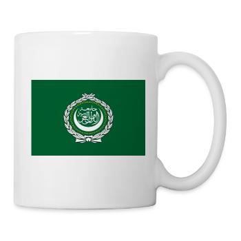 Arabische Liga – Flagge - Tasse - Weiß - Rechts