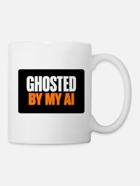 Geghostet von meiner KI - Tasse - Weiß