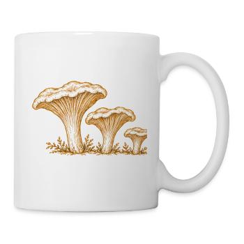 Pfifferlingsfamilie - Tasse - Weiß - Rechts
