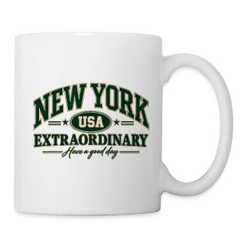 New York Vintage Extraordinary - Tasse - Weiß - Rechts