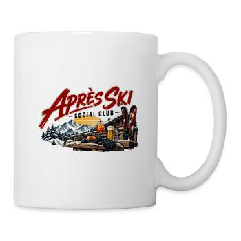 Après Ski Social Club – Vintage Ski Party - Tasse - Weiß - Rechts
