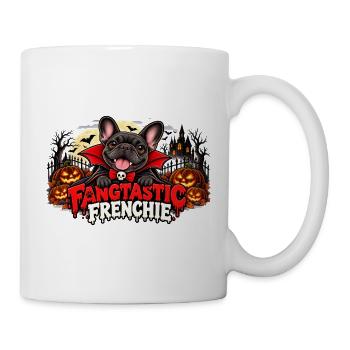  Fangtastic Frenchie Halloween Französische - Tasse - Weiß - Rechts