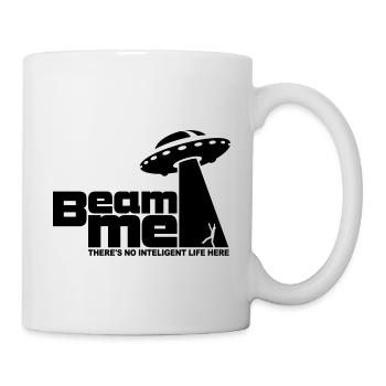 Beam me up! (+Text) No.2 - Mug - white - Right