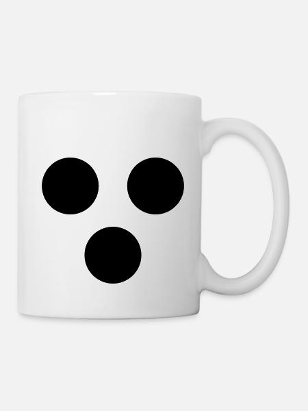 blind - Tasse - Weiß