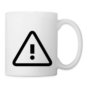 alerte - Mug blanc - blanc - Droite