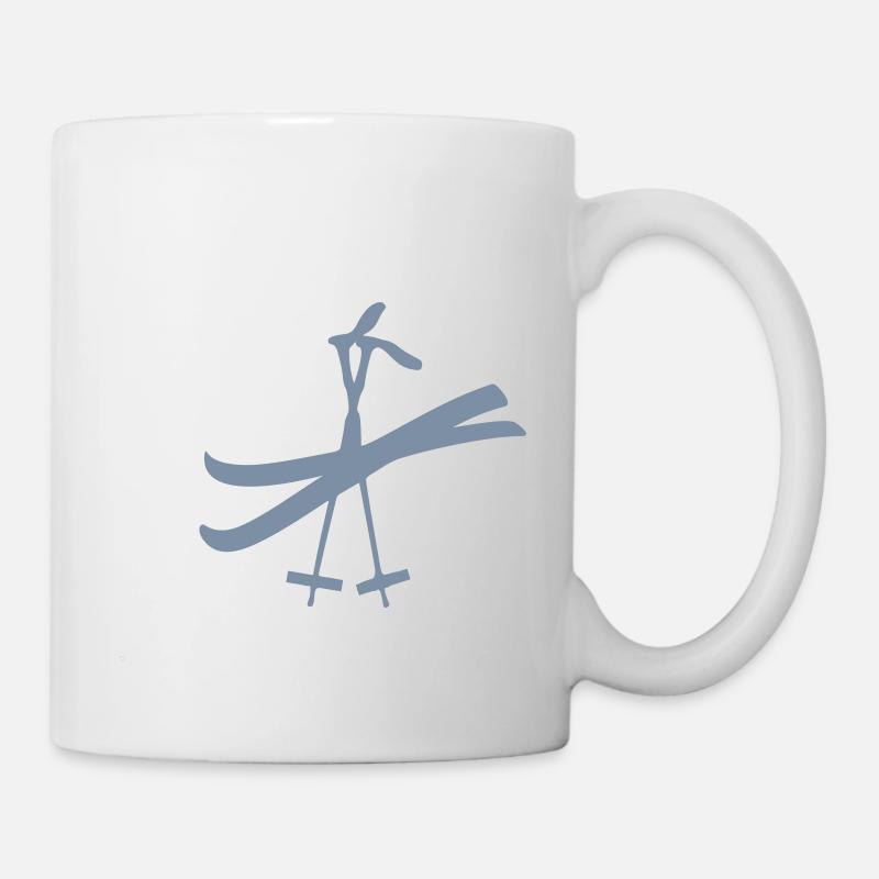Ski - Tasse - Weiß