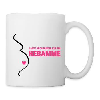 Hebamme - Tasse - Weiß - Rechts