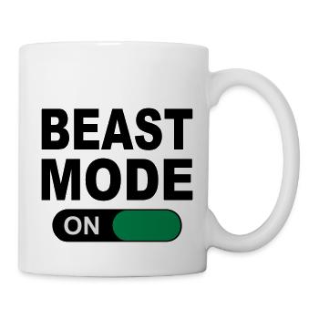 BEAST MODE ON - Mug - white - Right