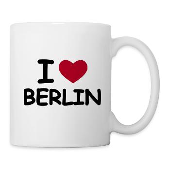I Love Berlin - Tasse - Weiß - Rechts