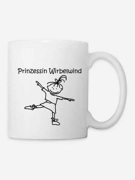 Prinzessin Wirbelwind - Tasse - Weiß