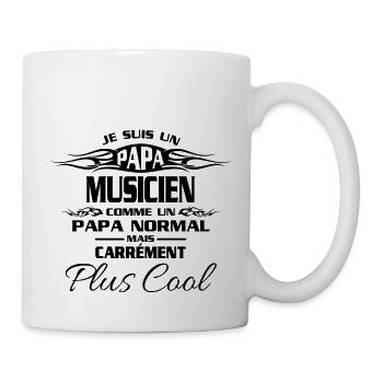 Musicien - Mug blanc - blanc - Droite