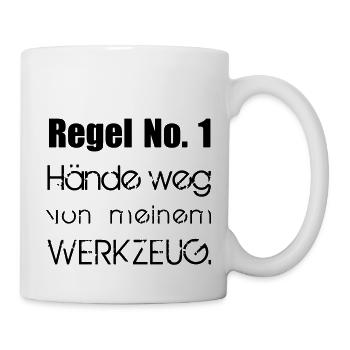 werkzeug - Tasse - Weiß - Rechts