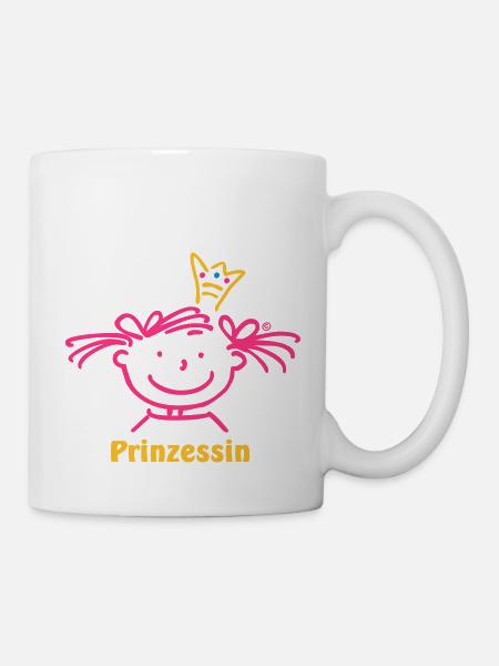 Prinzessin - Tasse - Weiß
