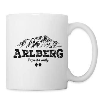 Schindlergrat Arlberg png - Tasse - Weiß - Rechts