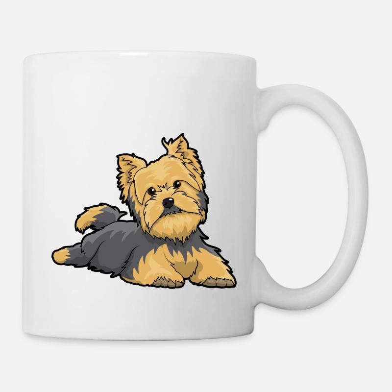 Yorkshire Terrier - Mug - white