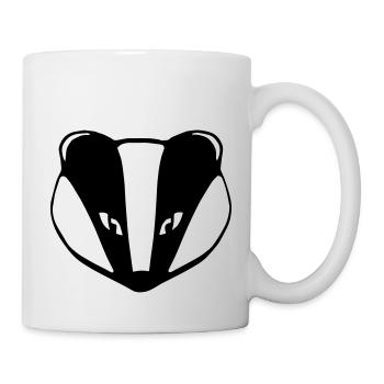 Dachs - Tasse - Weiß - Rechts
