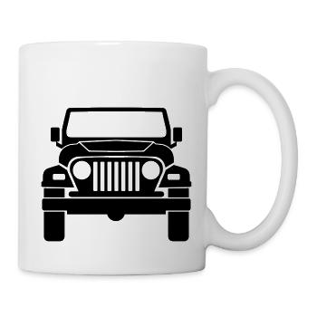 Shilouette TJ stock solo - Tasse - Weiß - Rechts