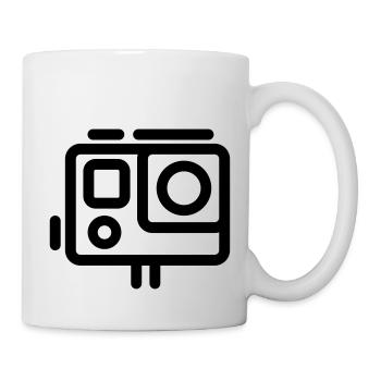 Action camera - Mug blanc - blanc - Droite