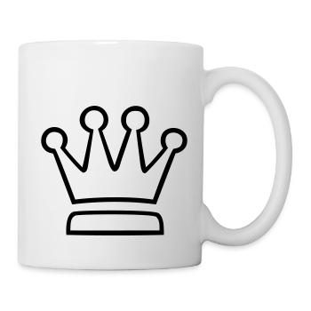 Crown (crown) 04.0 - Mug - white - Right