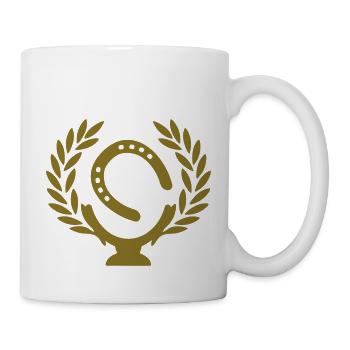 footprints horse - Mug - white - Right