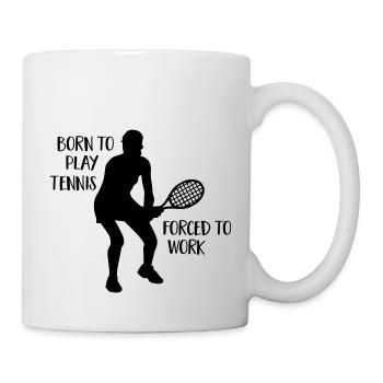 Tennis - Tasse - Weiß - Rechts