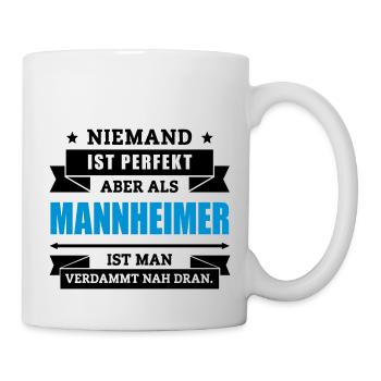 Funshirt Mannheimer - Tasse - Weiß - Rechts