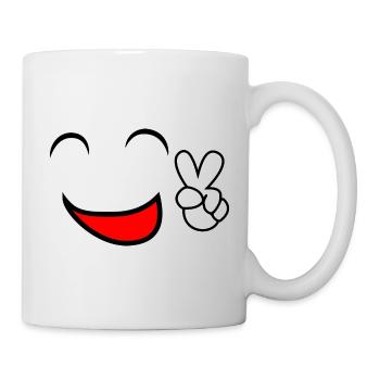 comic-smile - Tasse - Weiß - Rechts