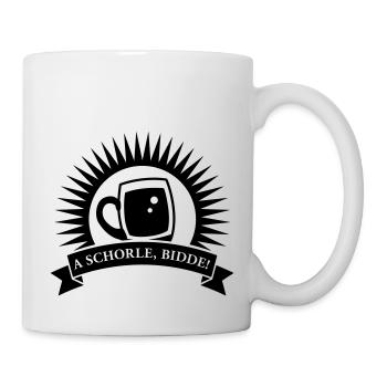 Schorle - Tasse - Weiß - Rechts
