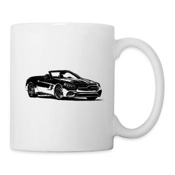 Cabrio - Tasse - Weiß - Rechts