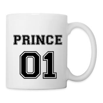 Prince 01 Sohn Familie Kind Baby Geschenk - Mug blanc - blanc - Droite