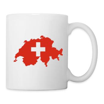 Schweiz - Tasse - Weiß - Rechts