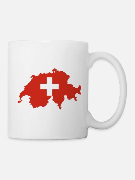 Schweiz - Tasse - Weiß
