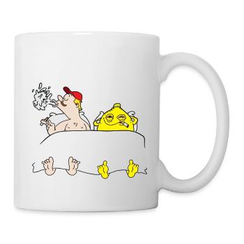 Lemon dans le lit - Mug blanc - blanc - Droite
