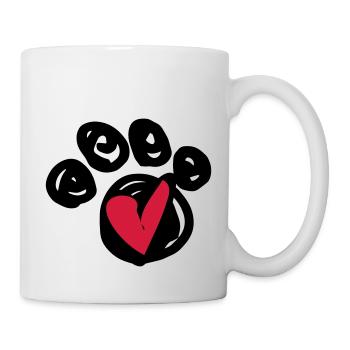 pfoterl - Tasse - Weiß - Rechts