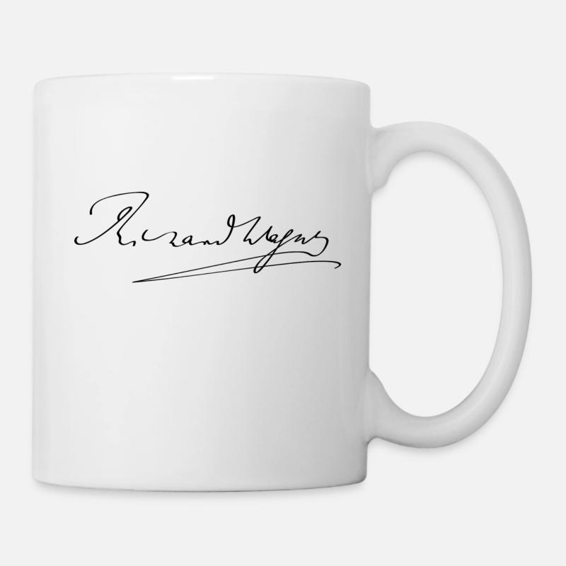 Richard Wagner signature - Mug - white