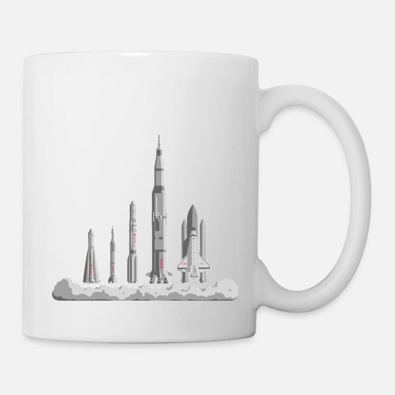 The Space Race - Mug - white