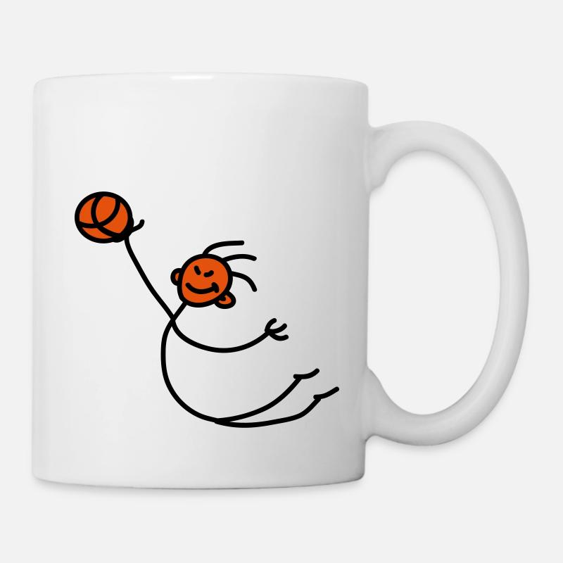 basketball_person_2c - Tasse - Weiß