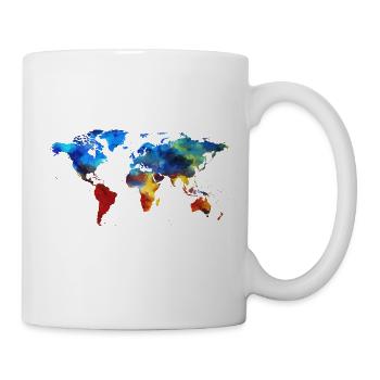 World's map - Mug - white - Right