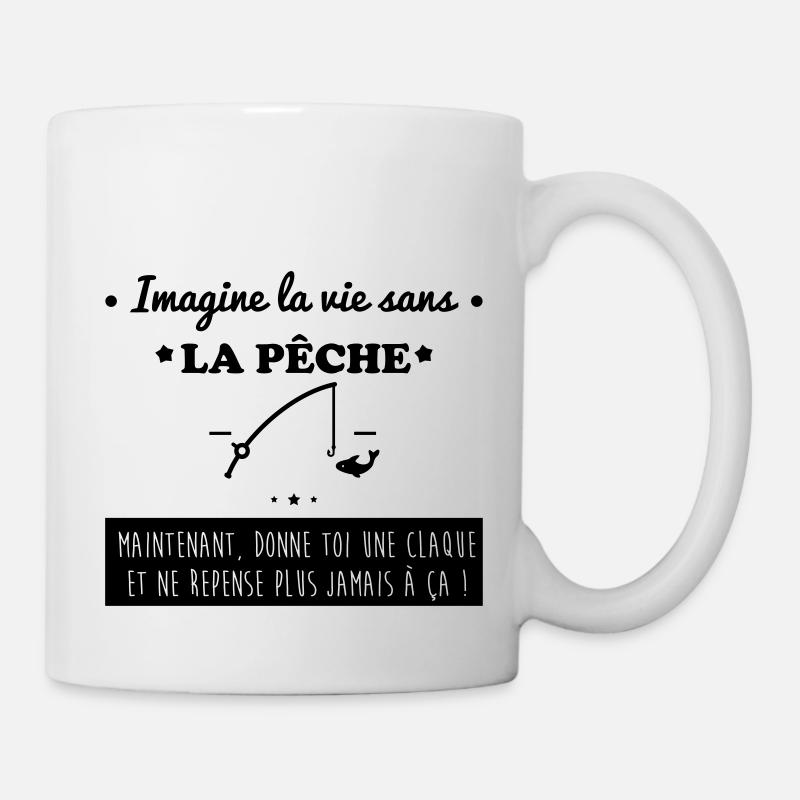 La pêche,pêcheur,pécheur - Mug blanc - blanc