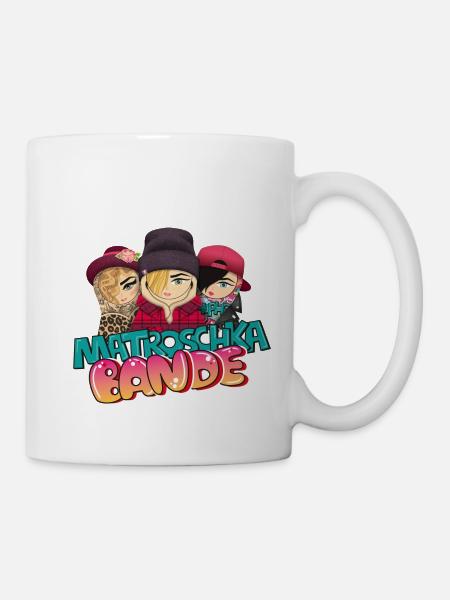 Matroschka Bande 1 - Tasse - Weiß
